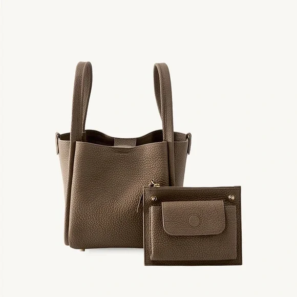 Songmont Medium Song Bag - Taupe Leather - Picture 2 of 8